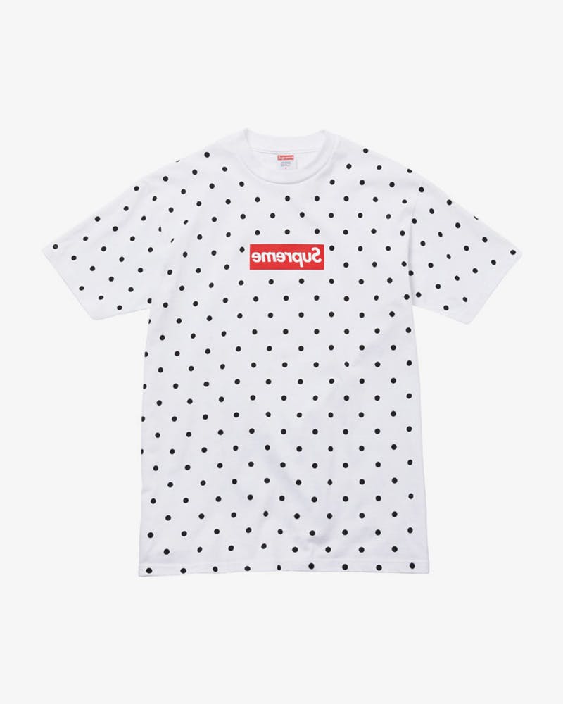 supreme polka dot t shirt